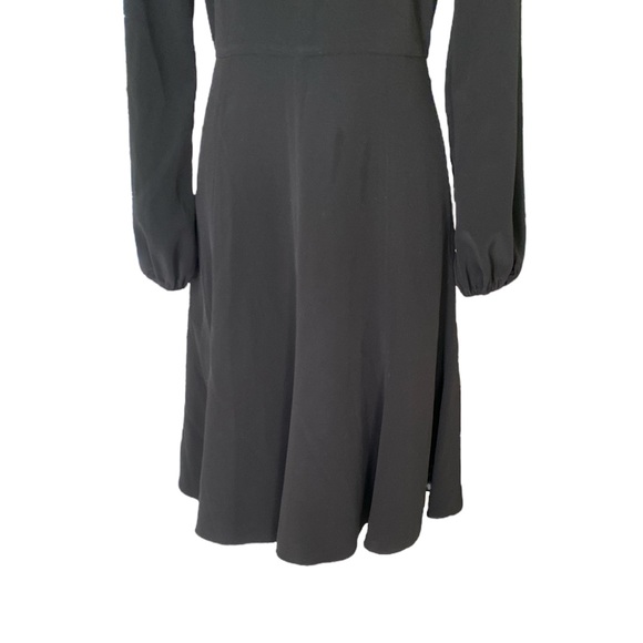 CO Collection Essentials Black Long Sleeve Swing Flare Midi Dress - S - Picture 3 of 11